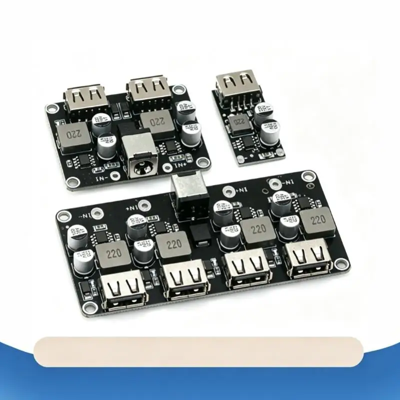 QC3.0 USB 12V 24V to 5V Step Down DC-DC Converter Fast Charging Module for Portable Power Bank Mod