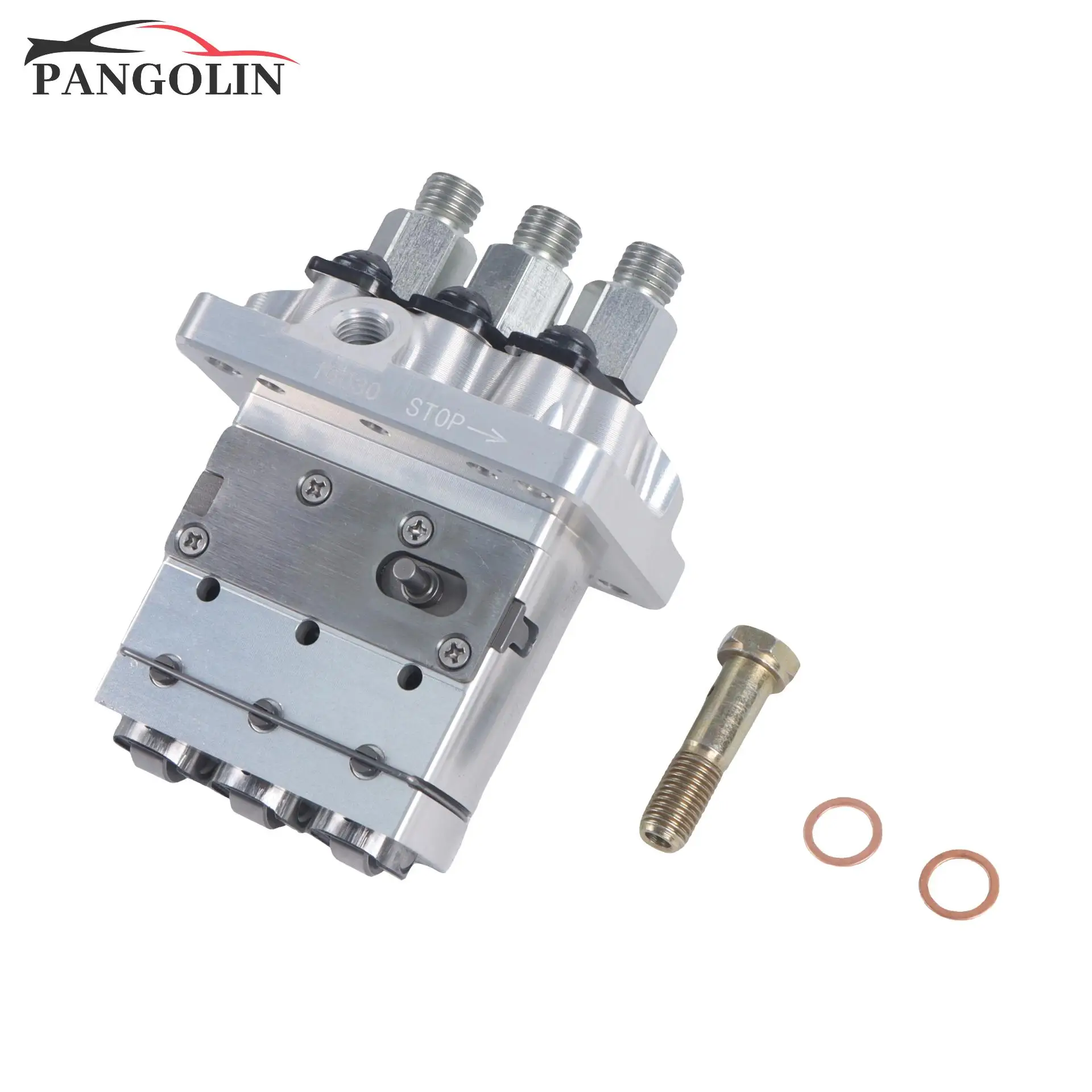 

PANGOLIN Fuel Injection Pump for Kubota D1105 D1005 Bobcat 463 553 S70 E27 E26 Part Number 6672389 16030-51012 104206-3002