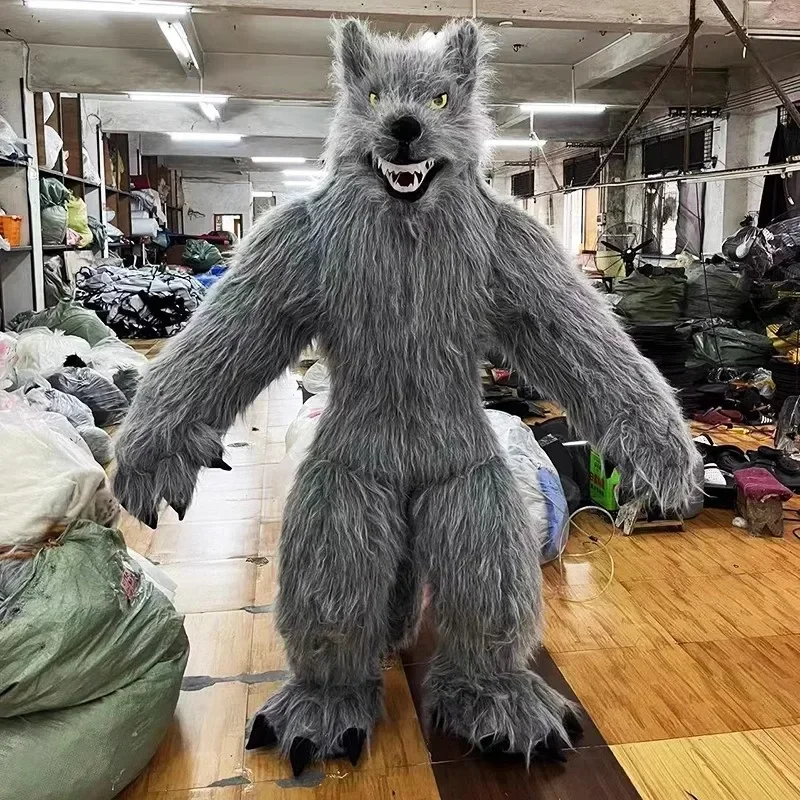 

Huge 260cm Cosplay Inflatable Werewolf Timber wolf man Mascot Costume Fancy Dress Party Advertising Ceremony perform shows prop