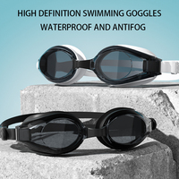 Adult swimming goggles with high-definition waterproof and anti fog features, fashionable and versatile for both men and women