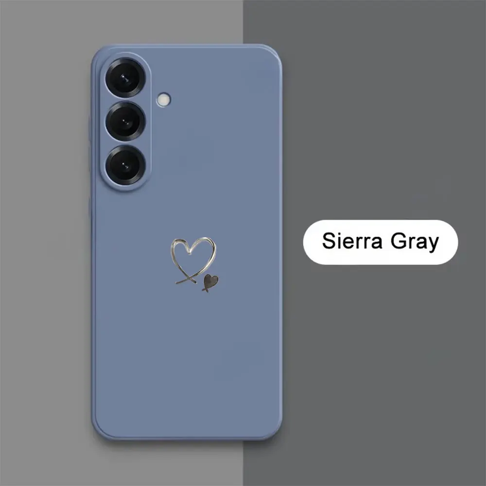 Love Heart Print Anti-Drop Phone Case For Samsung Galaxy S26 S25 Edge S24 S23 S22 S21 S20 Ultra Plus FE 2022 5G Silicone Cover - view 5