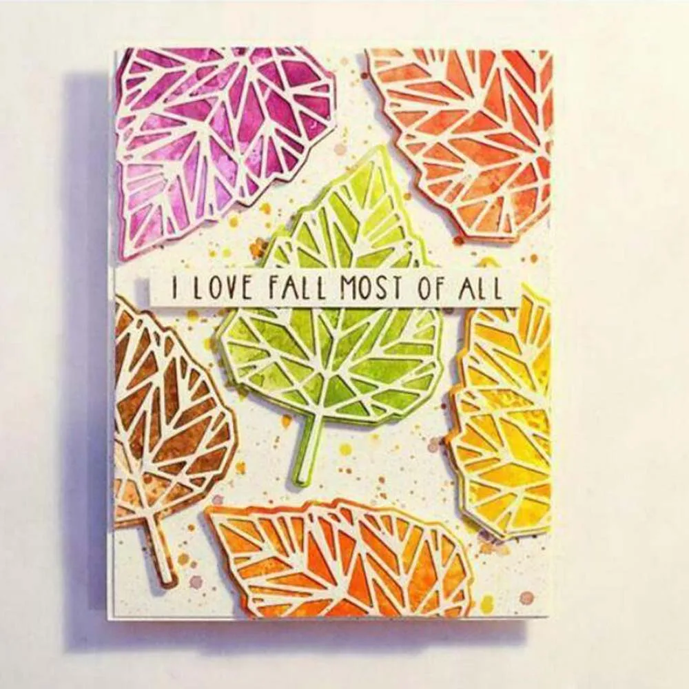 Leaves Metal Cutting Dies Scrapbooking DIY Making photo album paper card Decorative workmanship Embossing