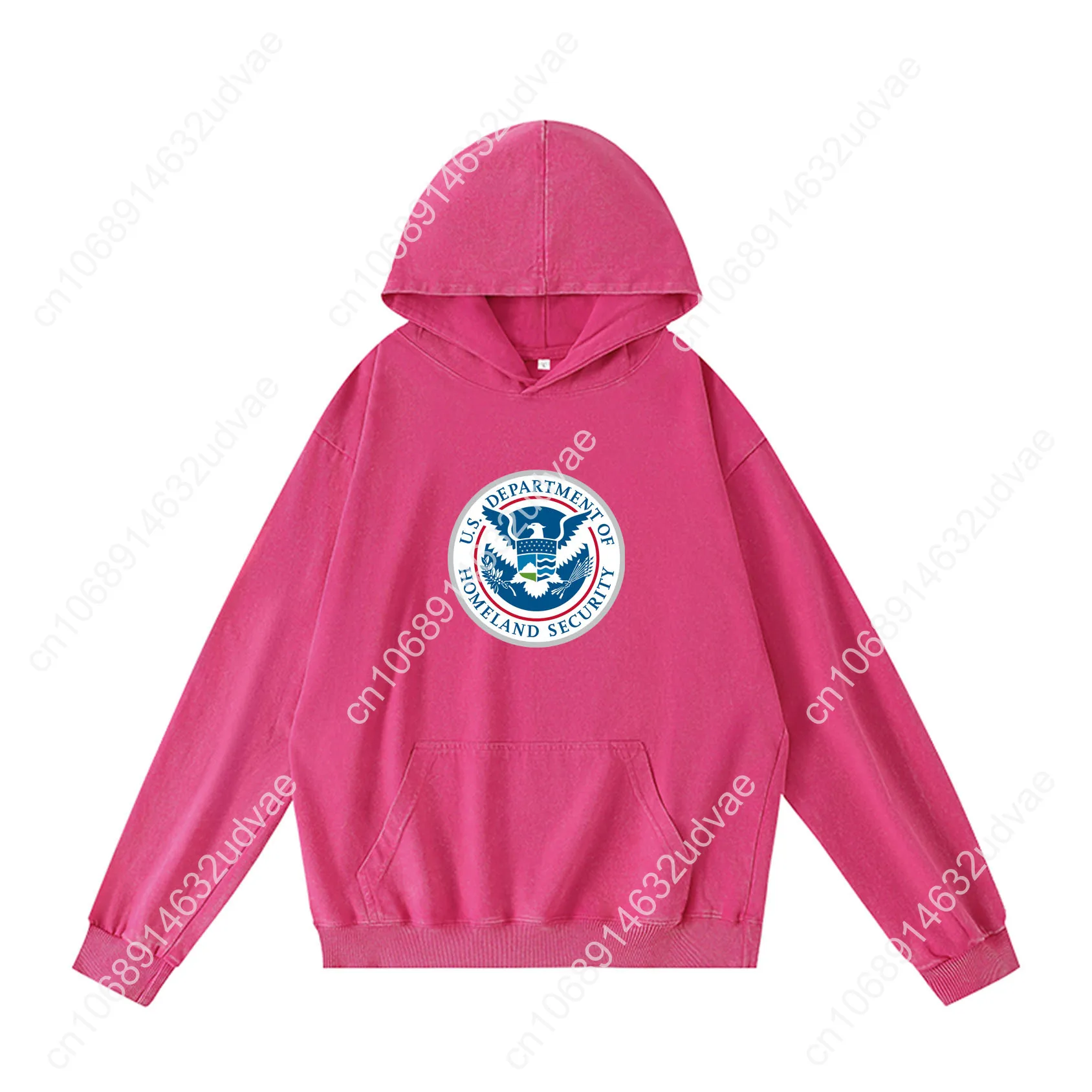 Homeland Security Investigations Hoodies Retro Hooded Sweatshirt Man Woman Teenager Vintage Pullover Sweat Customized Tops
