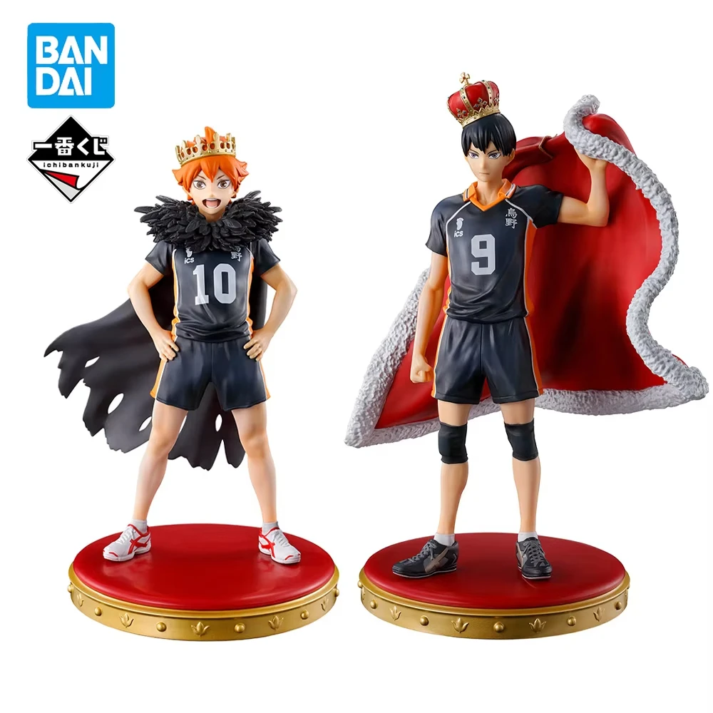 Original Bandai Ichiban Kuji Haikyuu!! 10Th Anniversary Shoyo Hinata Tobio Kageyama/shoyo Hinata Anime Figure Boxed Toy