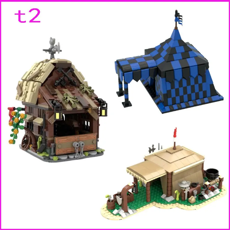 

45 Spot MOC-85668 Дом 145861 Палатка 114761 Стабильная сборка мелких частиц Строительные блоки Развивающая игрушка Модель Подарочный набор Орнамен