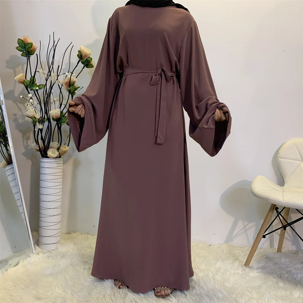 Women Abaya Eid Kaftan Dubai Turkey Muslim Jilbab Islam Robe African Dress Kimono Clothing Fashion Caftan Femme Musulmane Prayer