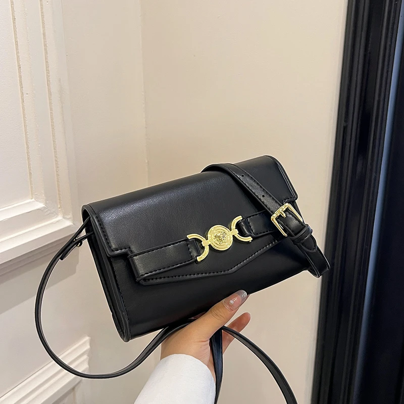 

Шикарная женская сумка через плечо в стиле ретро, роскошная винтажная кожаная сумка, высококачественная сумка через плечо, классический дизайнер