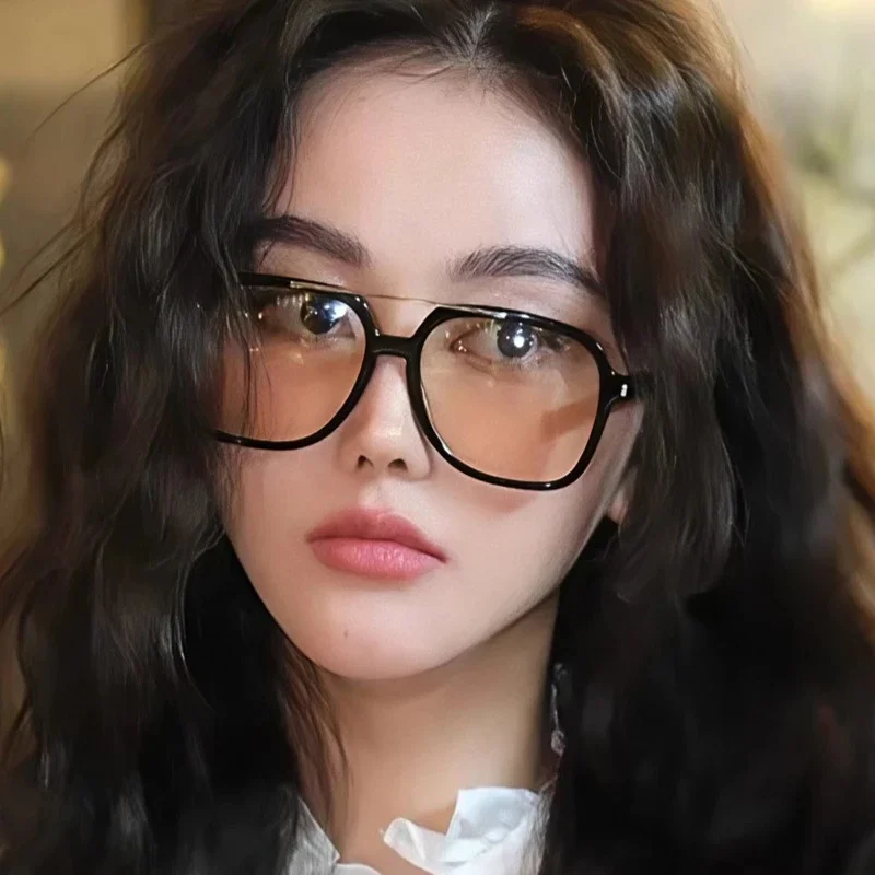 Oversized Acetate Large Size Double-beam Sunglasses Man Pilot Glasses Women UV400 Outdoor Eyeglasses Man Driving Classic 148mm