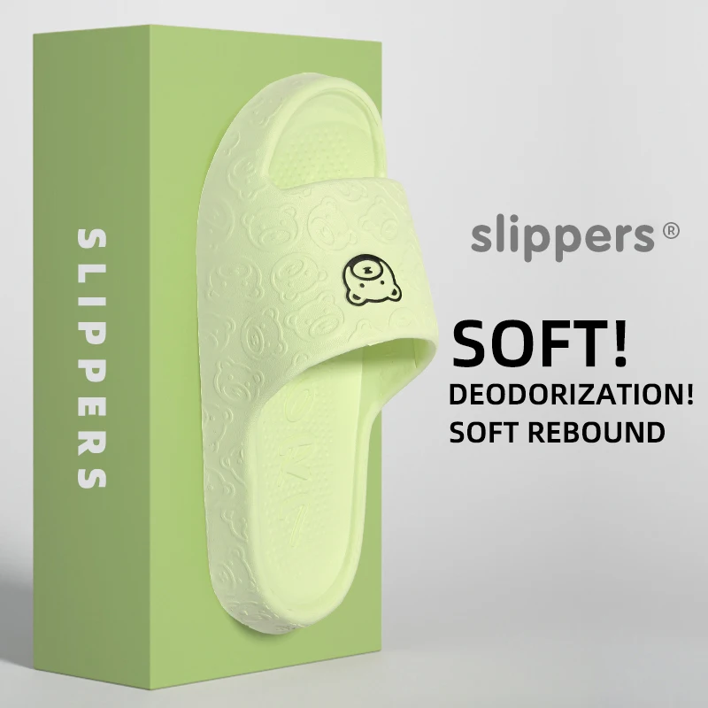 Antislipslippers Dames Bovenkleding 2024 Nieuwe Badkamer Badkamer Indoor Home Sandalen Dames Zomer Eva