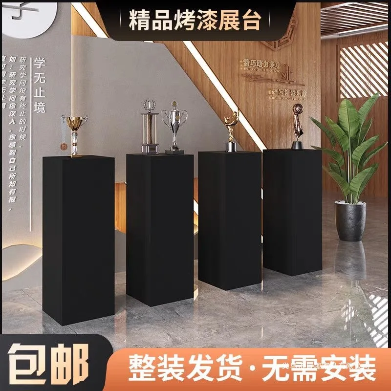 Wooden paint window display stand display stand clothing store model platform commercial exhibition base display case