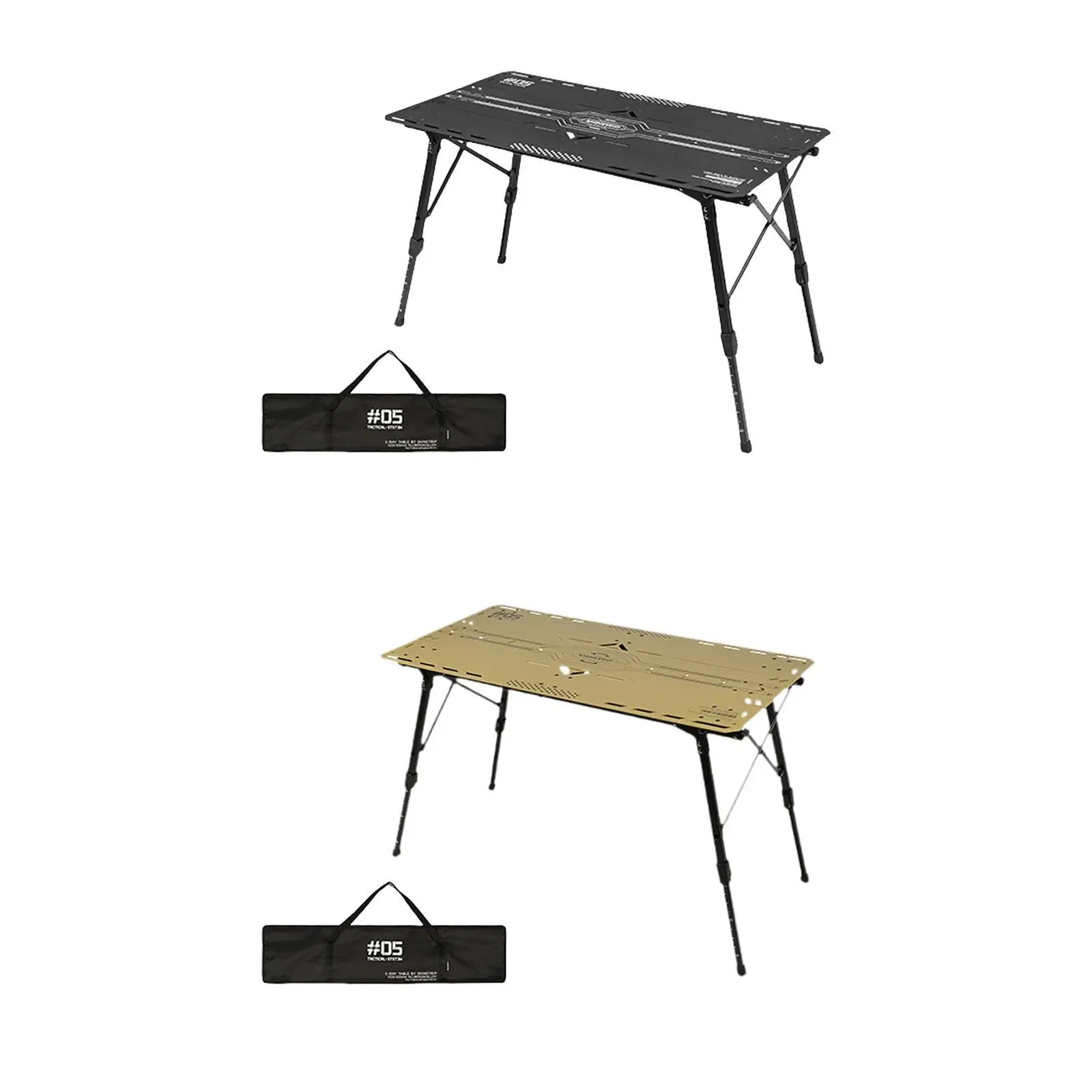 

Portable Camping Table with Adjustable Height And Storage Bag for Outdoor Activities