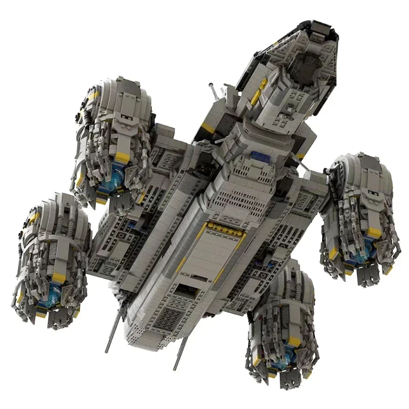 Moc อาคารอิฐทหารรุ่น Prometheus เรือรบเทคโนโลยี Modular Blocks ของขวัญของเล่นเด็ก DIY ชุดประกอบ