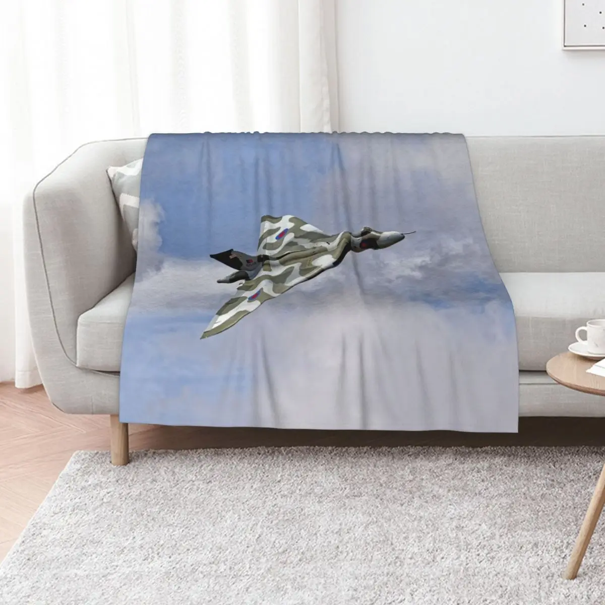 Avro Vulcan B2XH558 Spirit of Great Britain Throw Blanket Bed linens Quilt blankets ands funny gift Summer Sofa Blankets