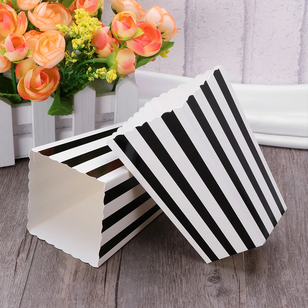 

32pcs Popcorn Box Popcorn Container Popcorn Bucket Paper Movie Theme Party Supply popcorn boxes small popcorn boxes