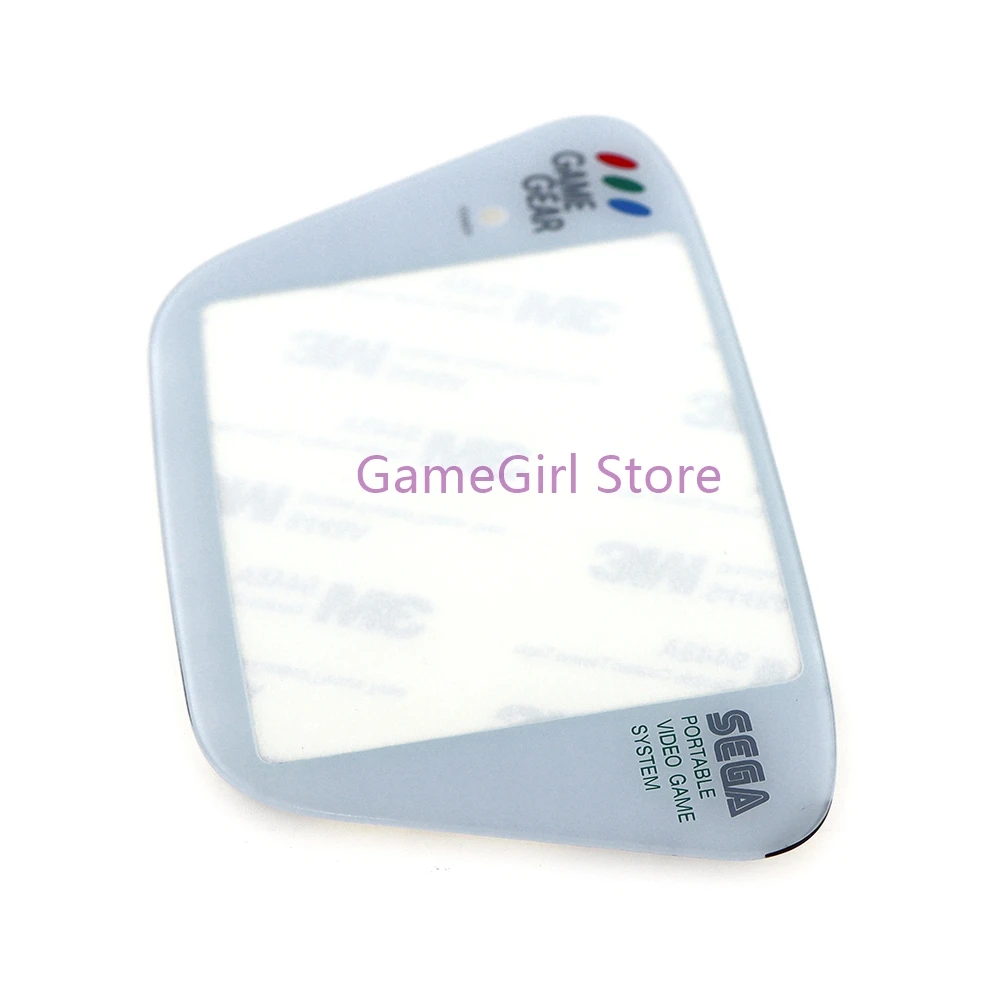 30pcs Black White Glass Lens Screen Protective Cover for Sega Game Gear GG Replacement Protector Panel