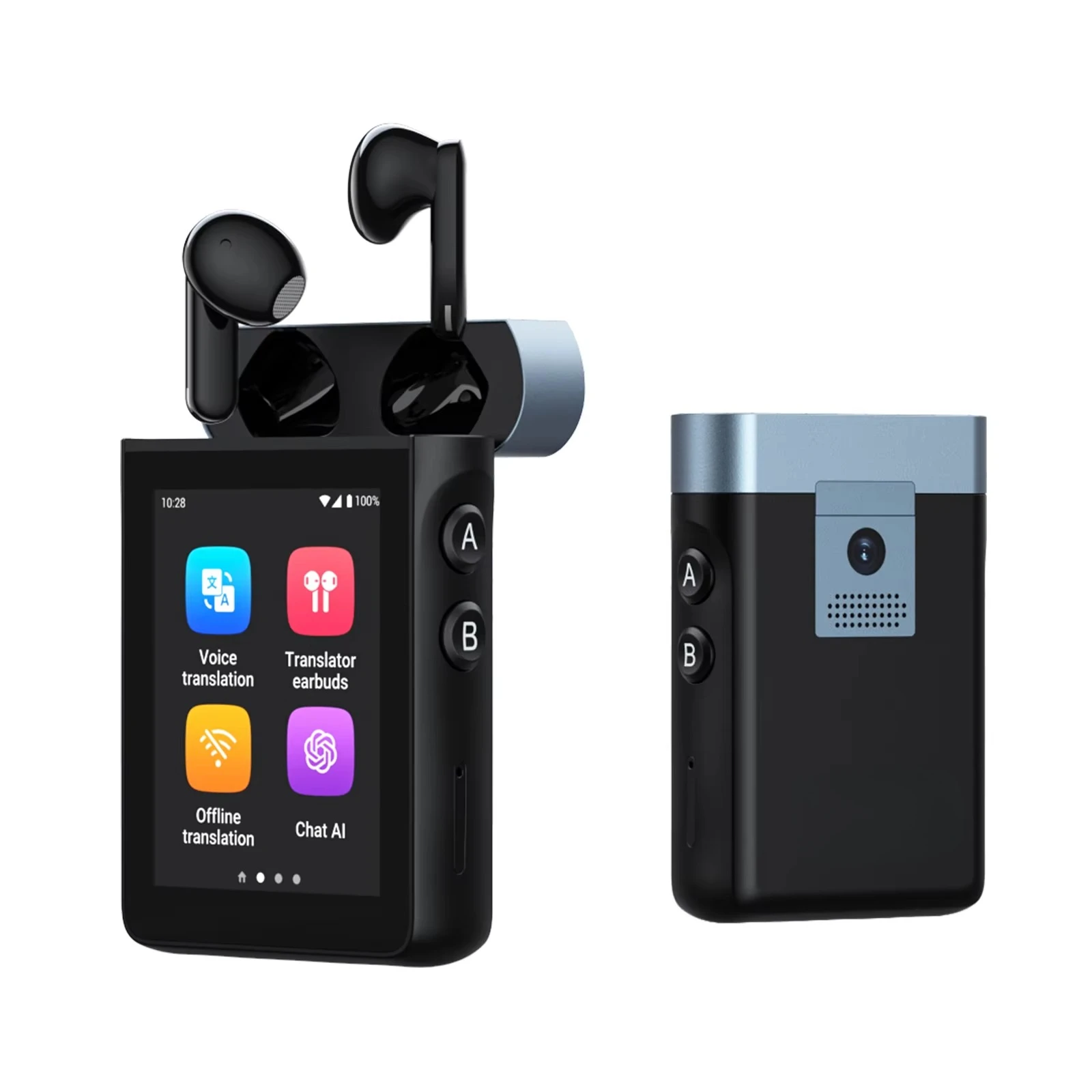 

Independent use, 98% accuracy of translation earphones 0.5 seconds response, AI language translation earphones