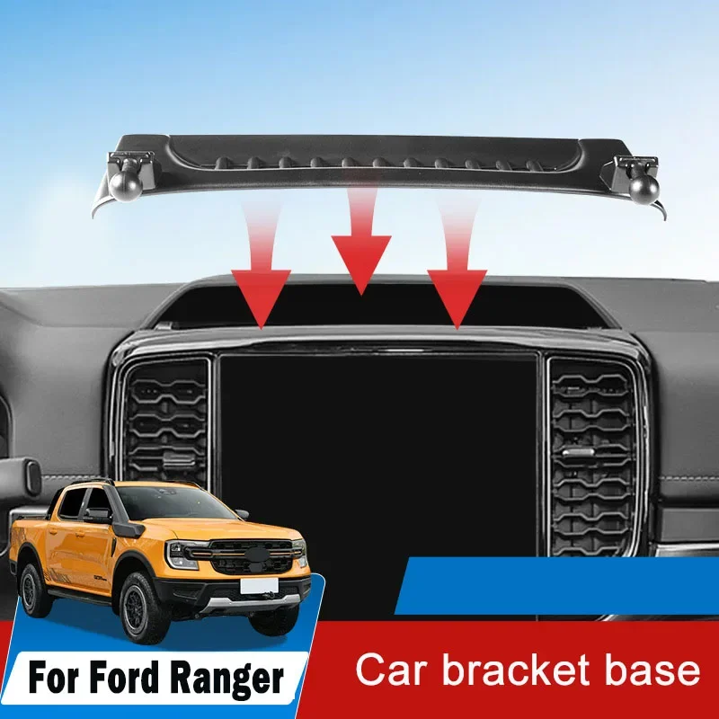 

For Ford Ranger T9 2023 2024 Car Phone Holder Truck Accessories Car Dashboard Mobile Cell Support Bracket Car Phone Holder