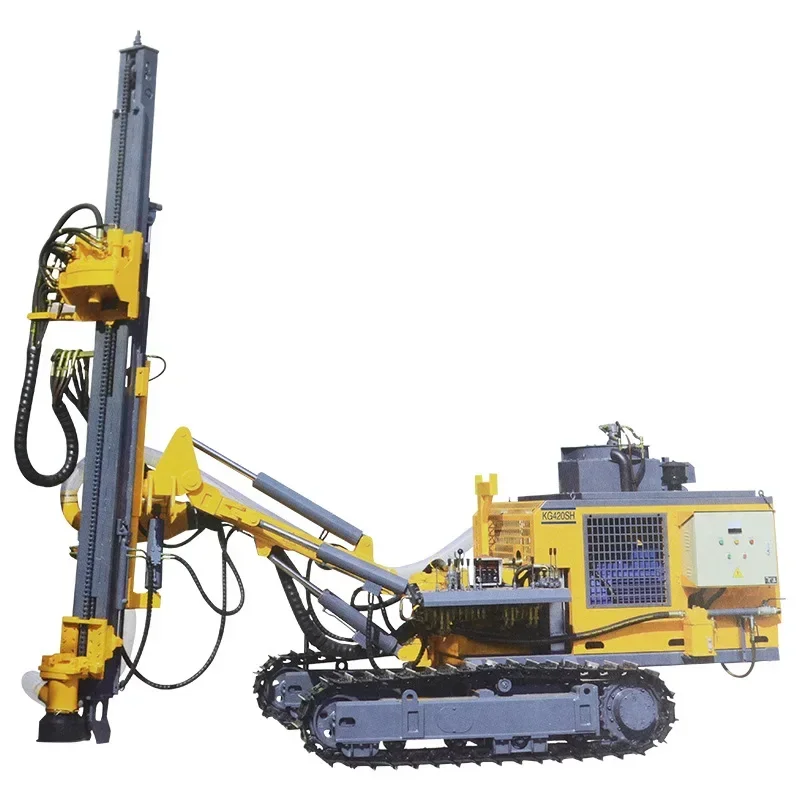 Blasting of KG420S KG420SH open-pit down-the-hole drilling rig with tracked down hole drilling vehicle