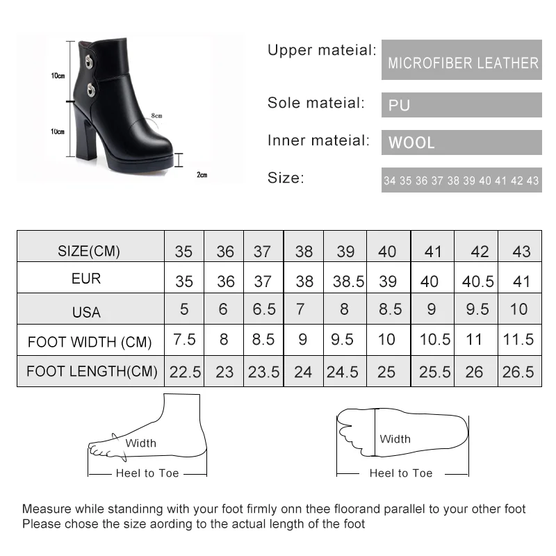 DIMANYU Women Winter Boots 2024 New High Heel Ankle Boots Women Warm Wool Platform Women\'s Fashion Normal Boots Shoes