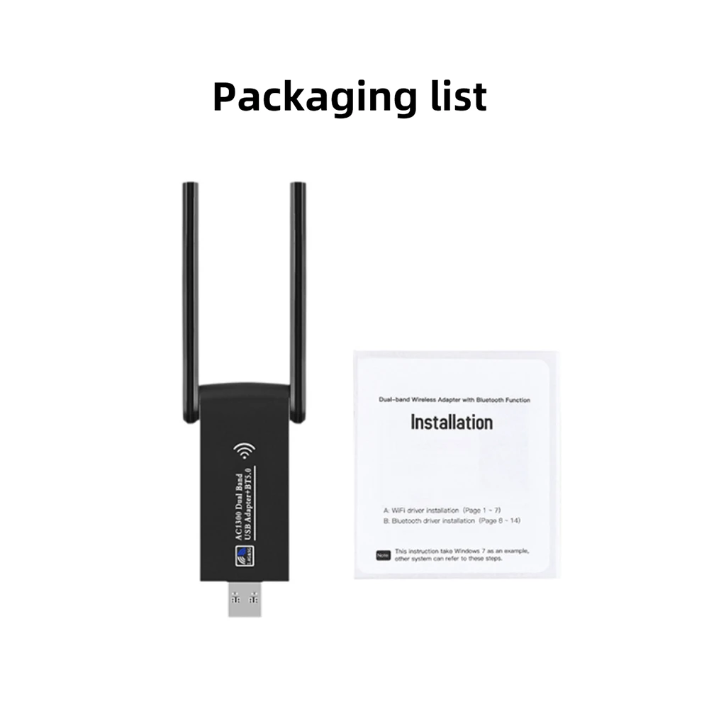 1300 MBit/s drahtlose Netzwerk karte Bluetooth 5,0 Wifi 6 Adapter Dualband 2,4g 5g USB 3,0 LAN Ethernet Adapter USB Dongle für PC