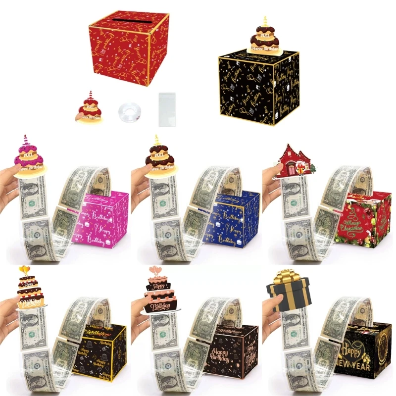 Money Draw Box Birthday Party Gift Christmas Party Supplies Lottery Raffle Box