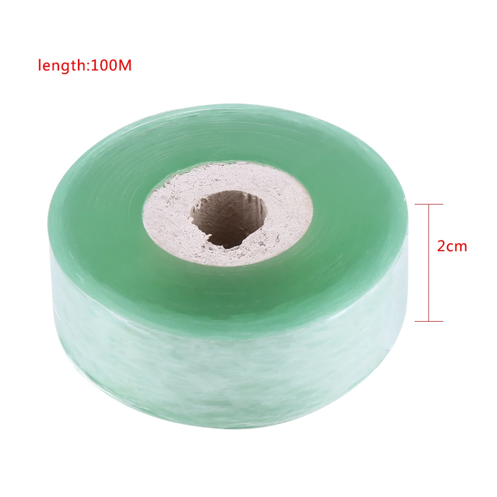 2cm*100m 1pc Fruit Tree Grafting Tape Secateurs Engraft Branch Gardening Tool Greenhouse Plant Grafting Membrane