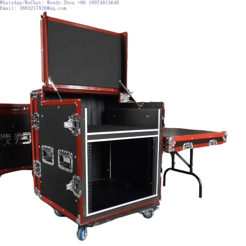 

LightStar Professional 12U 16U Aviation Audio Cabinet Metal Power Amplifier Mixer IP20 Protection Laser/RGB Light Lighting