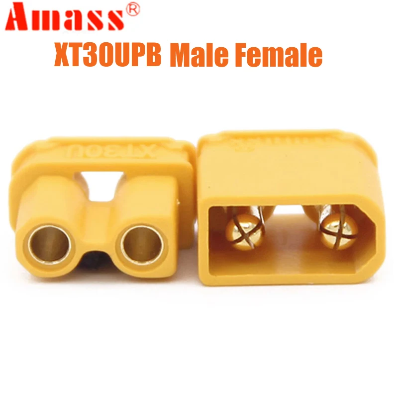 5/10 أزواج/5/10/20 قطعة حقيقية Amass XT30UPB XT30 UPB 2 مللي متر التوصيل ذكر/أنثى رصاصة موصلات المقابس لبطارية ليبو RC