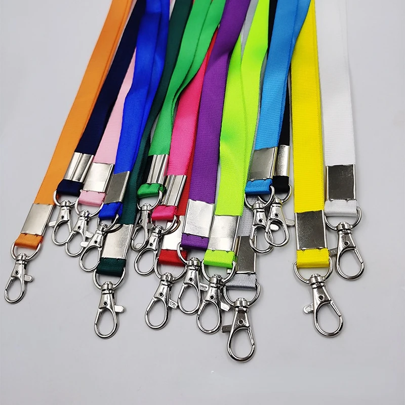 ID Tag Badge Holder Lanyards Nylon Neck Strap for Keys Pass Work Card Badge Holder Lanyard Strap