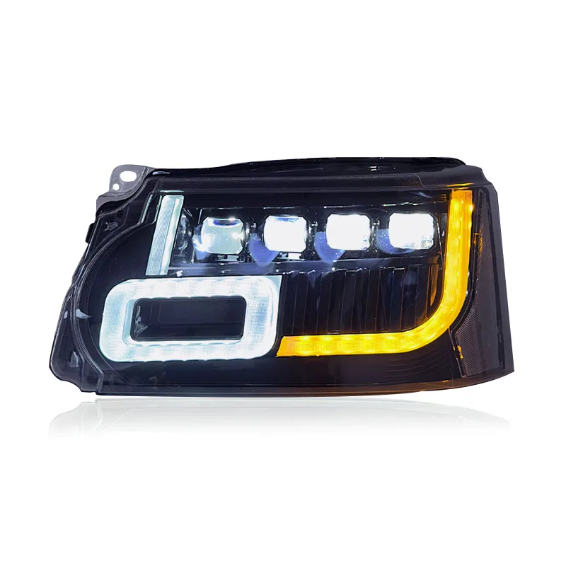 SJC Auto for Land Range Rover Sport/Vogue Headlights Assembly Old to New LED Lens Daytime Running Lamp Turn Signal 2010-2013