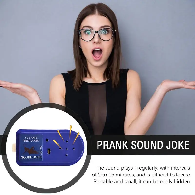 Prank Lritating Noise Maker, trucs de farce réalistes pour rire, petit design discret pour la famille et les amis