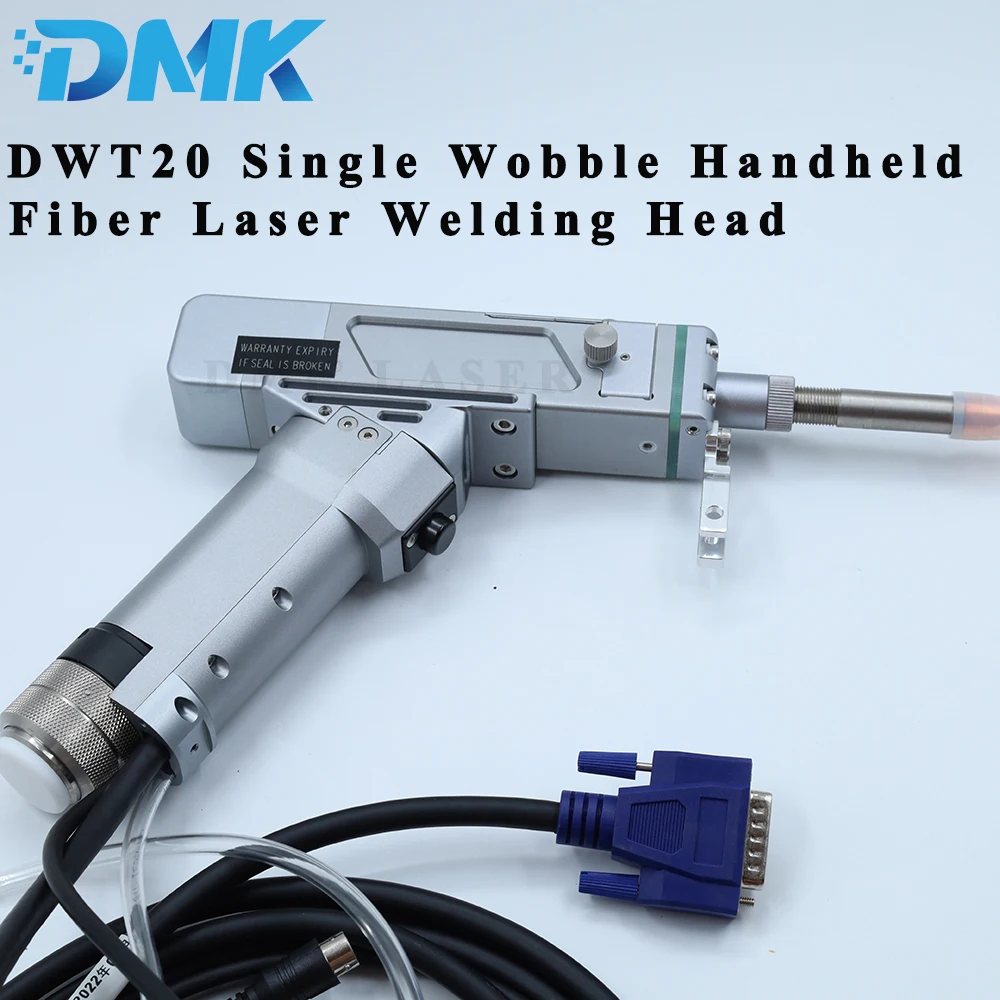 Qilin DWT20 Single Wobble Handheld Fiber Laser Welding Head With Controller Light In Weight Soldering Gun 2000W Weld Metals