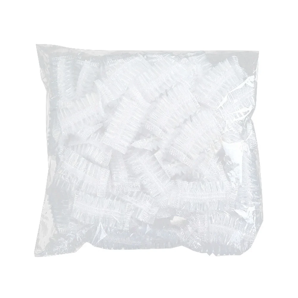 

200pcs Disposable Ear Cover Plastic Waterproof Ear Protector Caps Salon Hairdressing Dye Shield