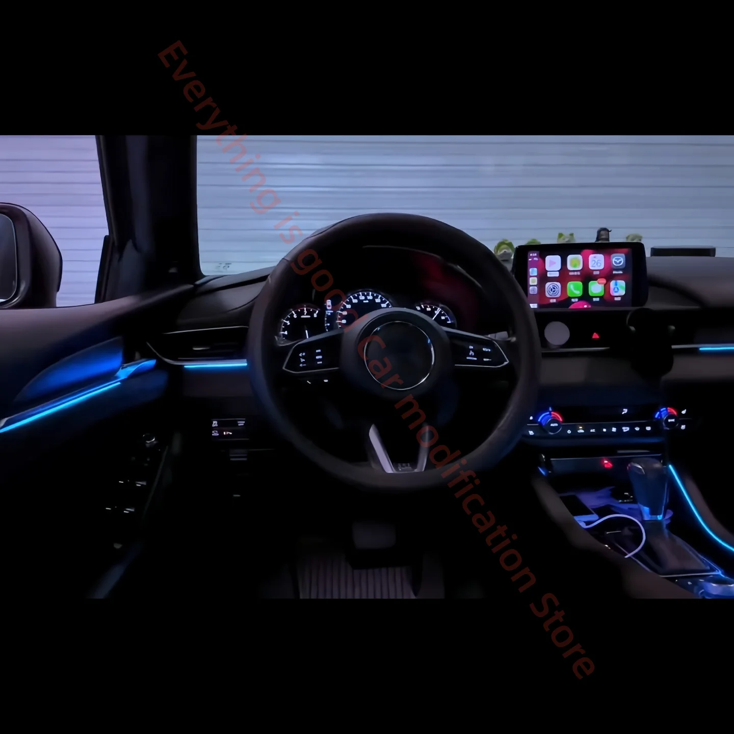 

Светодиодный окружающий свет RHD для Mazda ATENZA, автомобильное внутреннее освещение, обновленные автомобильные аксессуары, светящиеся декоративные полосы, атмосферная лампа