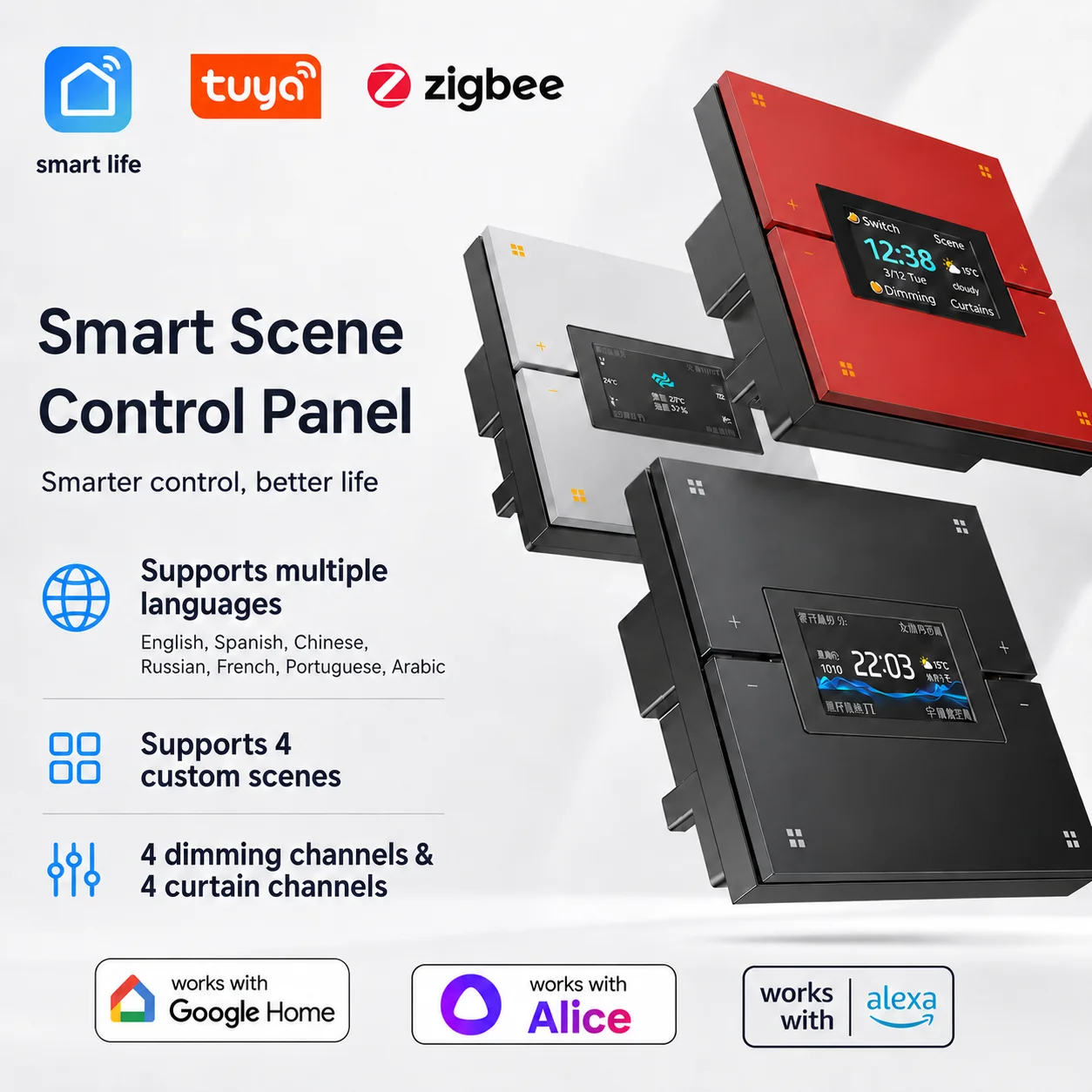 Tuya Smart Wandcontactdoos Zig - Smart Home Display recensie en prijs