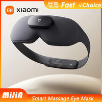 Xiaomi Mijia Smart Massage Eye Mask Hot Compress Vibrate Massage 3D Shading 800mAh Intelligent Eye Massager work for Mi Home App