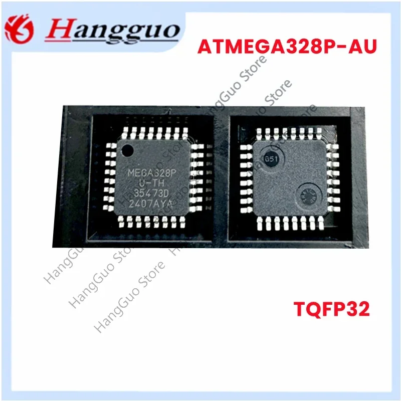 5 sztuk/partia nowy oryginalny ATMEGA328P-AU MEGA328P-AU MEGA328P 328P TQFP-32 32TQFP 8-bitowy mikrokontroler układ scalony