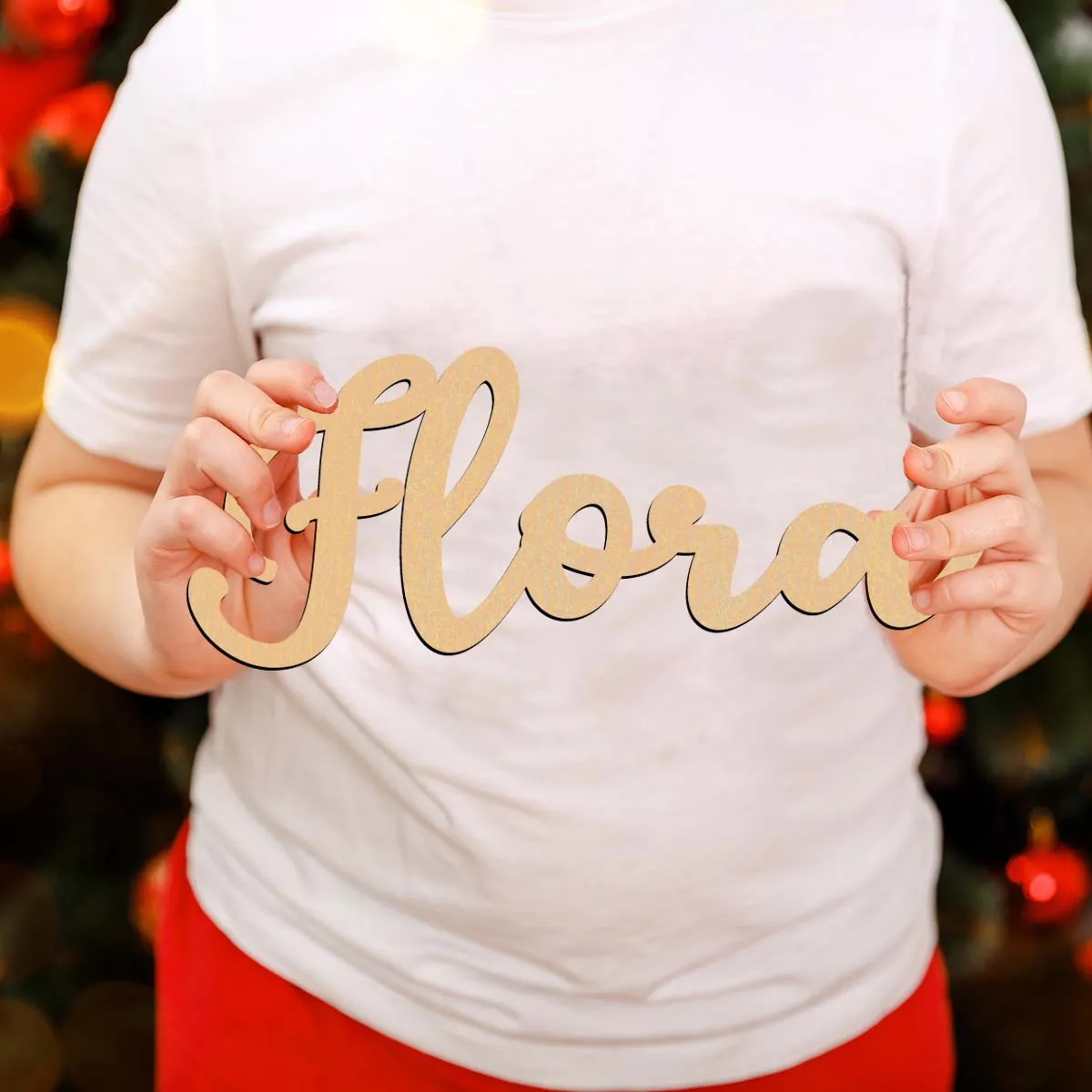 1pc adorável horora exemplo texto personalizado decoração de madeira sinal de corte a laser material de madeira inacabado para pintura ou brilhante