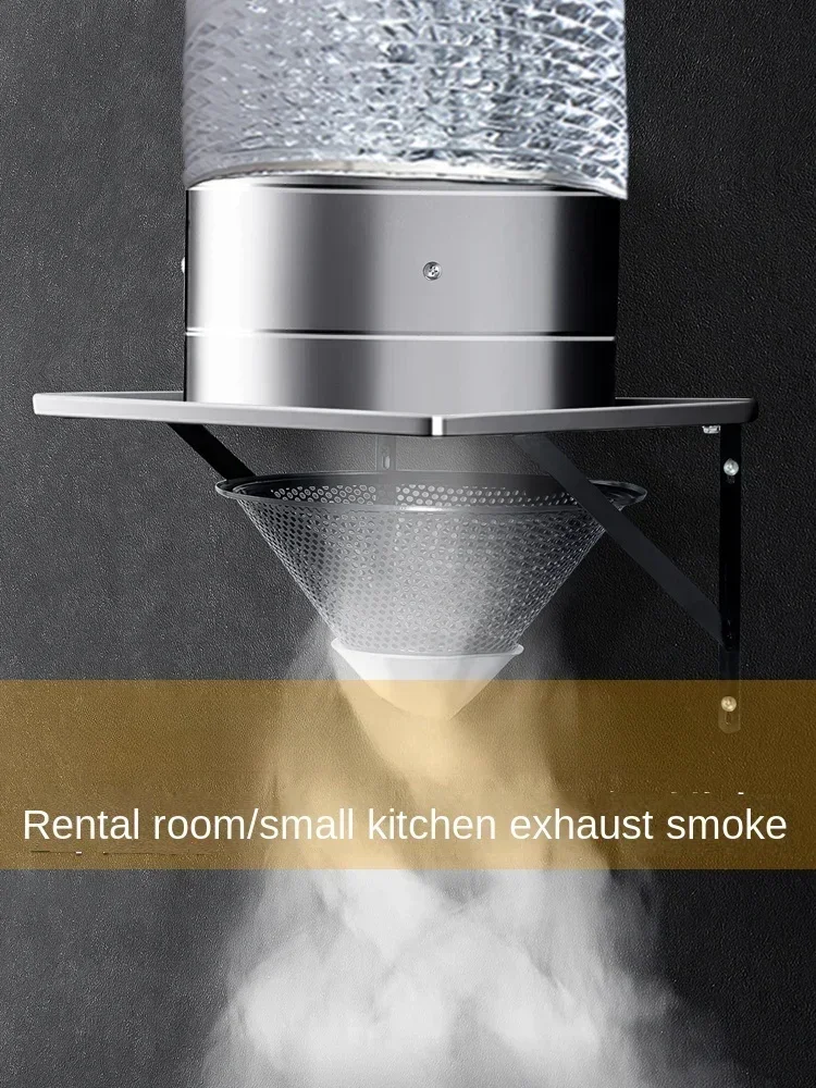 Simple smoke exhaust fan powerful exhaust fan suction range hood household large suction kitchen exhaust fan