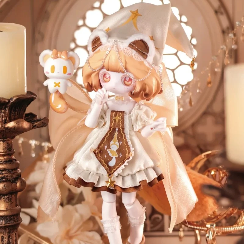 

Happy Engine Luluelf Golden Bear Подвесная карта Bjd Аниме Фигурка Украшение Коллекционные игрушки