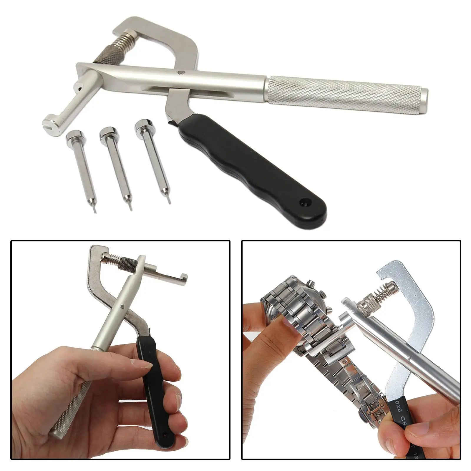 Watch Strap Band Pins Remover Adjusting Link Pin Plier Puncher Repair Kits Tools