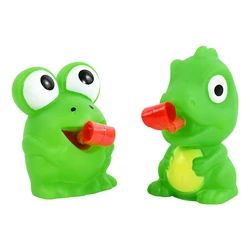 6/1pcs Green Frog Lizard Squeeze Pinch Toy Dinosaur Sticking Tongue Out Decompression Fidget Toys For Kids Adult Stress Relief