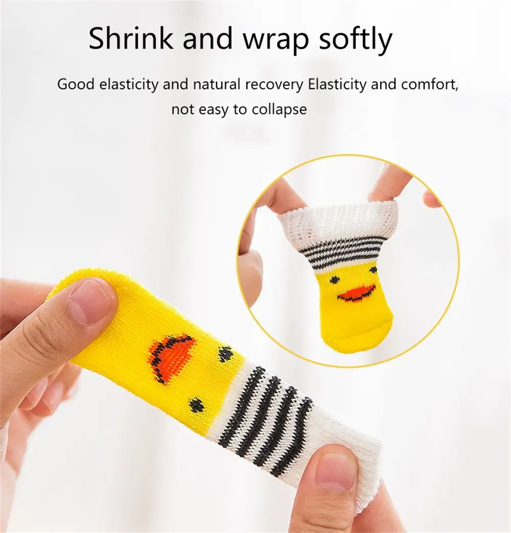 fluorescer Breathable Resilient Universal for cats and dogs Not easy to fall off Pet socks Cotton socks Dog socks Pet supplies