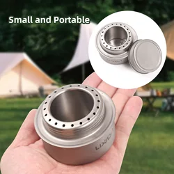 Camping Alcohol Stove Lightweight Titanium Alcohol Burner Efficient and Safe Camp Stove for Outdoor Activities Outdoor Camping