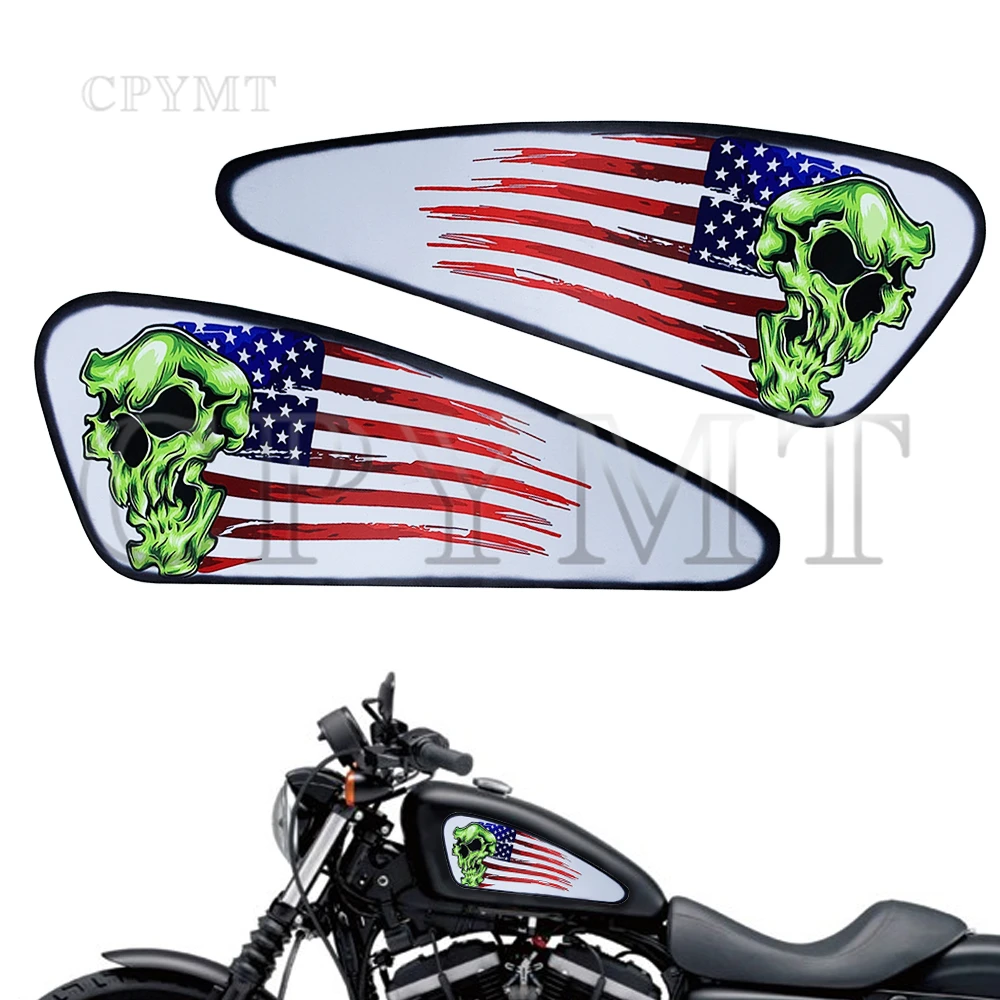 Tampons de protection imperméables pour Harley Sportster, autocollants précieux pour carburant de moto, adaptés pour XL 883 1200 48 72 73Street Inboulon tracker