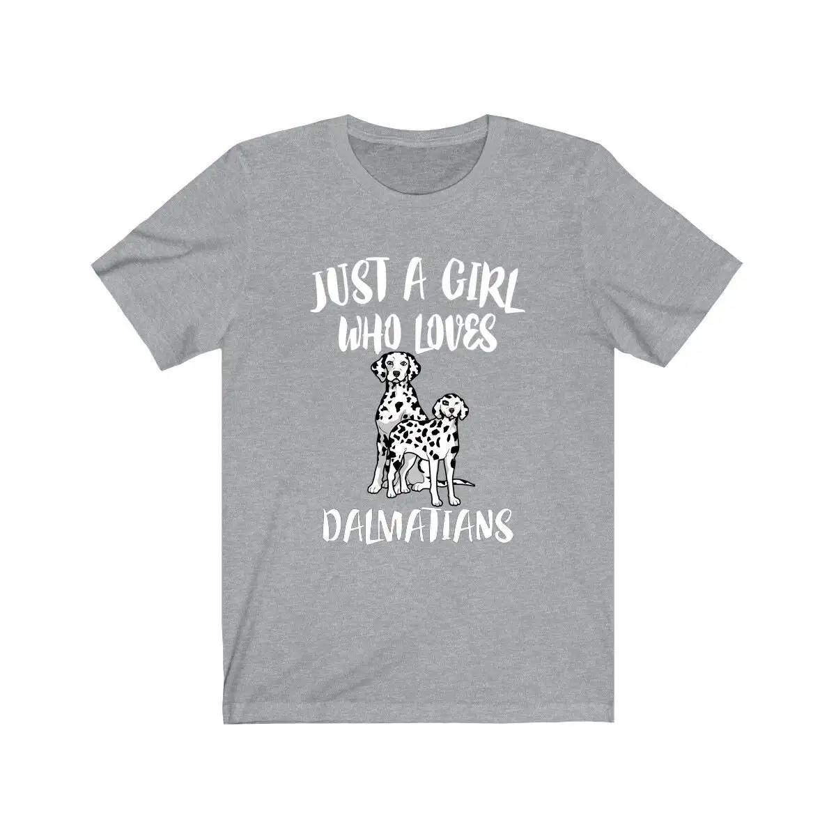 Just A Girl Who Loves Dalmatians Shirt, Dalmatian Dog Shirt, Dog Lover Shirt, Animals Toddler Infant Kids Gift T-Shirt