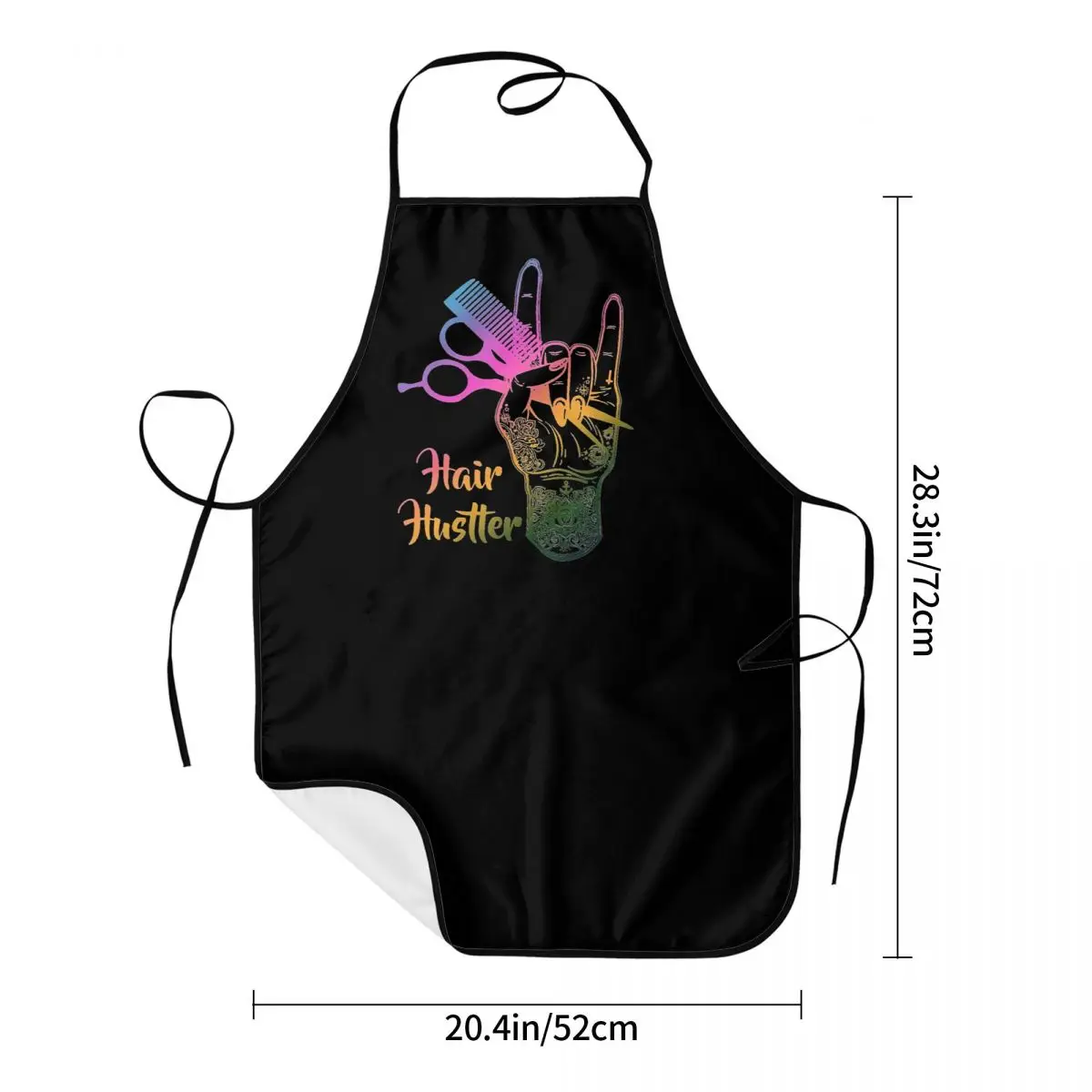 Custom Bib Hair Hustler Hairstylist Hairdresser Apron for Men Women Adult Chef Cooking Kitchen Barber Tablier Cuisine Baking