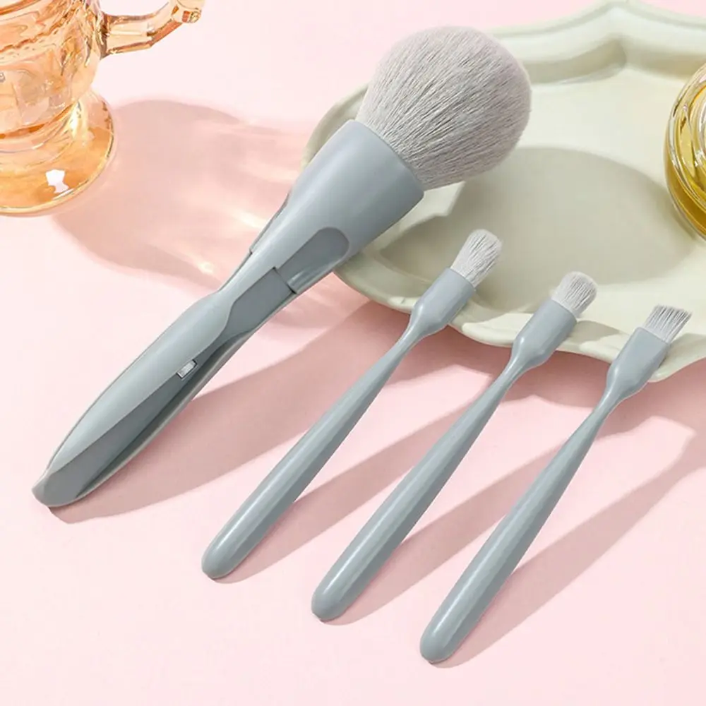 Magnetic 4-in-1 Transformable Brush High Coverage Multi-purpose Makeup Brush Set Multifunctional Cosmetic Beauty