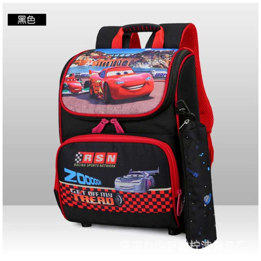 2024 New Kids Backpack Spider-Man Frozen Cars Fashion Cartoon Wear Resistant Multi-layered Comfortable Breathable Backpack Bag