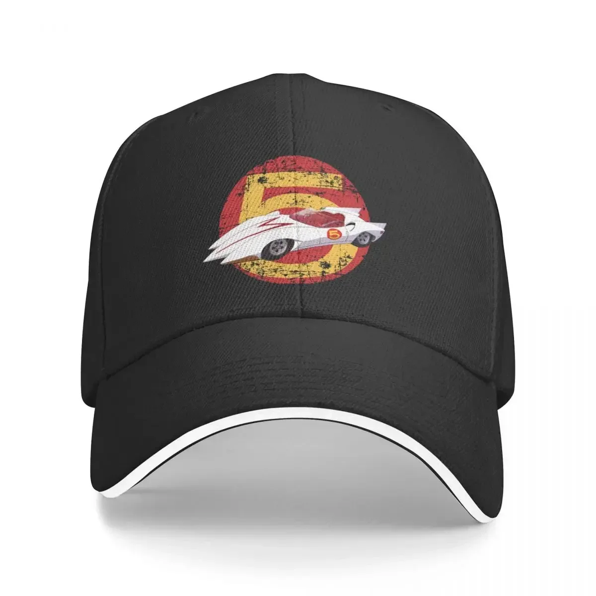 Mach 5 - Distressed Baseball Cap Golf Wild Ball Hat party Hat Elegant Women's Hats Men's